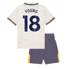 Everton Ashley Young #18 Tredje skjorte til barn 2024-25 Kortermet (+ korte bukser)